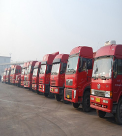 常州到绵阳物流车辆展示